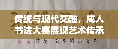 传统与现代交融，成人书法大赛展现艺术传承与竞技风采