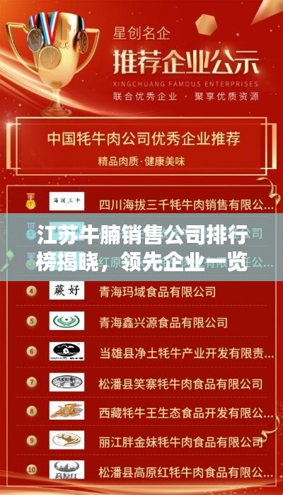 江苏牛腩销售公司排行榜揭晓，领先企业一览