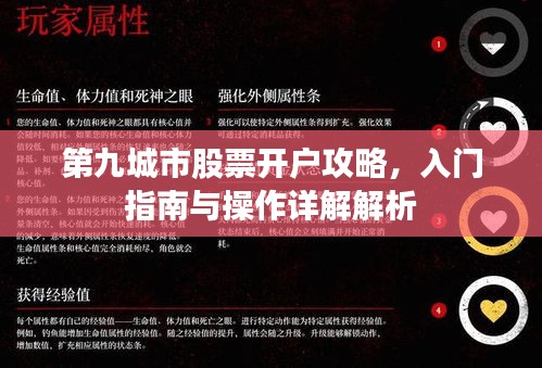 第九城市股票开户攻略，入门指南与操作详解解析