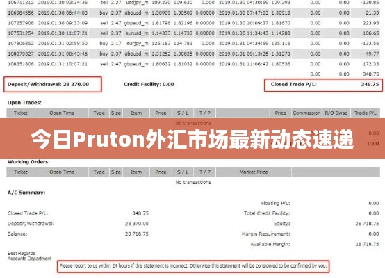 今日Pruton外汇市场最新动态速递