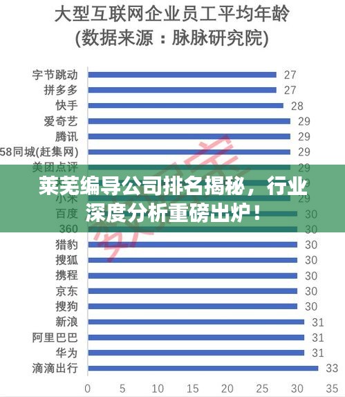 莱芜编导公司排名揭秘，行业深度分析重磅出炉！