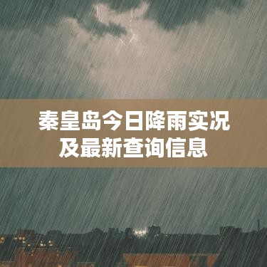 秦皇岛今日降雨实况及最新查询信息