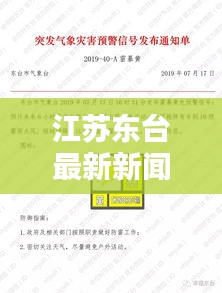 江苏东台最新新闻头条今日概览