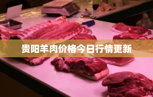 贵阳羊肉价格今日行情更新