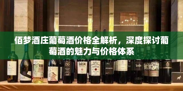 佰梦酒庄葡萄酒价格全解析，深度探讨葡萄酒的魅力与价格体系