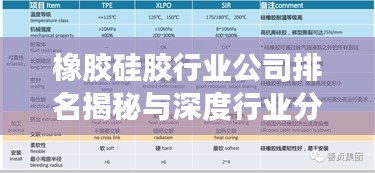 橡胶硅胶行业公司排名揭秘与深度行业分析