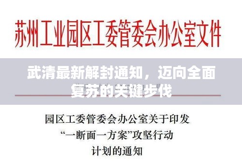 武清最新解封通知，迈向全面复苏的关键步伐