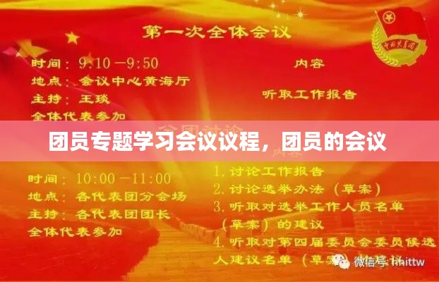 团员专题学习会议议程，团员的会议 