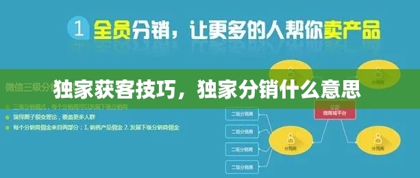 独家获客技巧，独家分销什么意思 