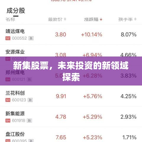 新集股票，未来投资的新领域探索