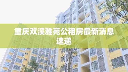 重庆双溪雅苑公租房最新消息速递
